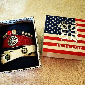 Rustic Cuff Patriotic Set EXCLUSIVE Cuff Of The Month June of 2016
